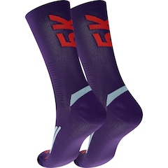 Meia Para Corrida Rally Crew 5k Cano Alto Tamanho 39-44 ASICS Adulto - Foto 3