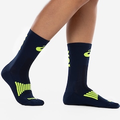 Meia Para Corrida Rally Crew 10k Cano Alto Tamanho 34-38 ASICS Adulto - Foto 5