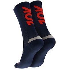 Meia Para Corrida Rally Crew 10k Cano Alto Tamanho 34-38 ASICS Adulto - Foto 2