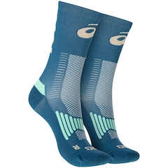 Meia Para Corrida Rally Crew 10k Cano Alto Tamanho 34-38 ASICS Adulto - Foto 1