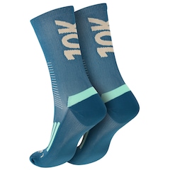 Meia Para Corrida Rally Crew 10k Cano Alto Tamanho 34-38 ASICS Adulto - Foto 2