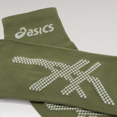 Kit 3 Pares de Meias Asics Quarter Cano Médio Adulto - Foto 3