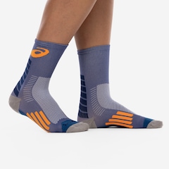 Meia Para Corrida Rally Crew 5k Cano Alto Tamanho 39-44 ASICS Adulto - Foto 5