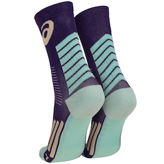 Meia Para Corrida Rally Crew 5k Cano Alto Tamanho 39-44 ASICS Adulto - Foto 3