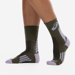 Meia Para Corrida Rally Crew 5k Cano Alto Tamanho 39-44 ASICS Adulto - Foto 4