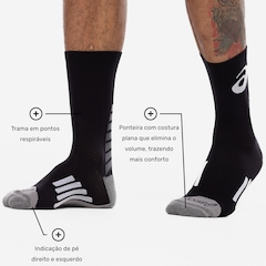 Meia de Corrida ASICS Rally Crew Cano Alto Adulto - Foto 3