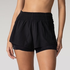 Short Feminino Oxer Duplo Vivos com Bermuda Interna e Bolsos - Foto 3