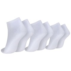 Kit 3 Pares de Meias Atoalhadas Cano Baixo Tamanho 39-44 Casual Oxer Adulto - Foto 2