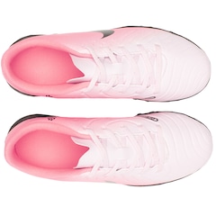 Chuteira Society Infantil Nike Tiempo Legend 10 Club - Foto 5