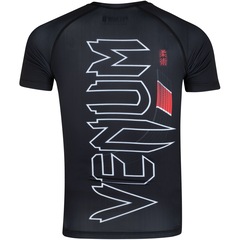 Camiseta Masculina Venum Manga Curta Rashguard Black Belt Dark - Foto 2