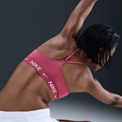 Top Fitness com Bojo Nike Baixa Sustentação Dri-Fit Indy SPT BRA - Foto 3