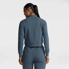 Jaqueta Feminina ASICS Malha Rib Bolso Seguro - Foto 2