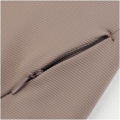 Jaqueta Feminina ASICS Malha Rib Bolso Seguro - Foto 3