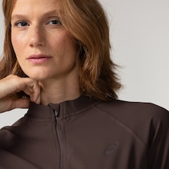 Jaqueta Feminina ASICS Malha Rib Bolso Seguro - Foto 5