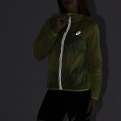 Jaqueta Corta-Vento Feminina ASICS Repelente à Água com Capuz Toyama - Foto 3