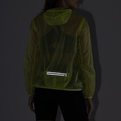 Jaqueta Corta-Vento Feminina ASICS Repelente à Água com Capuz Toyama - Foto 4