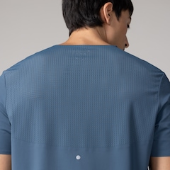 Camiseta Masculina ASICS Manga Curta Selada Respirável - Foto 4
