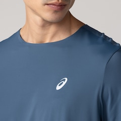 Camiseta Masculina ASICS Manga Curta Selada Respirável - Foto 5