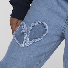 Calça Jeanswear Approve Heart Azul - Foto 5
