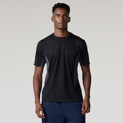 Camiseta Masculina Oxer Manga Curta Recorte com Vivo - Foto 5