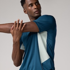 Camiseta Masculina Oxer Manga Curta Recorte com Vivo - Foto 1