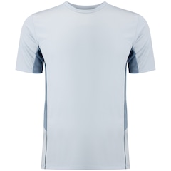 Camiseta Masculina Oxer Manga Curta Recorte com Vivo - Foto 1