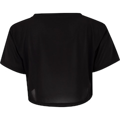 Blusa Cropped Feminina Fit Dance Manga Curta - Foto 2