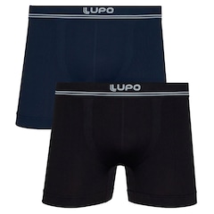 Kit de 2 Cuecas Lupo Boxer Sem Costura - Foto 1