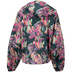 Jaqueta Corta-Vento Feminina Oxer com Capuz Ever Maxi Floral II Packable Repelente à Água - Foto 2