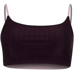 Top Fitness sem Bojo Oxer Baixa Sustentação Brilho Reversível Adulto - Foto 2