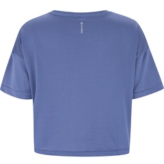 Blusa Cropped Feminina Oxer Manga Curta Textura Print - Foto 4