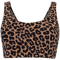 Top Fitnes sem Bojo Fitdance Baixa Sustentação Alças Estampado Adulto - Foto 1