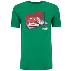 Camiseta Masculina Puma Manga Curta Graphics Sneaker Box Tee - Foto 1