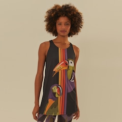 Camiseta Regata Feminina Farm Voô Doce Dry Fit - Foto 1