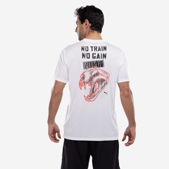 Camiseta Masculina Puma Manga Curta Graphic Emblem Tee - Foto 2