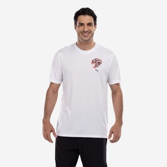 Camiseta Masculina Puma Manga Curta Graphic Emblem Tee - Foto 4