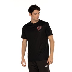 Camiseta Masculina Puma Manga Curta Graphic Emblem Tee - Foto 2
