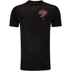Camiseta Masculina Puma Manga Curta Graphic Emblem Tee - Foto 6
