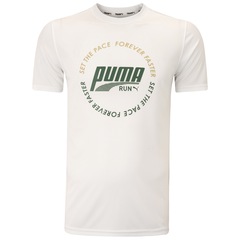 Camiseta Masculina Puma Manga Curta Graphic Run Emblem Tee - Foto 6