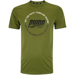 Camiseta Masculina Puma Manga Curta Graphic Run Emblem Tee - Foto 5