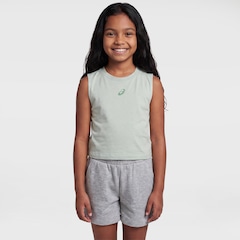 Blusa Cropped Regata Infantil ASICS - Foto 1