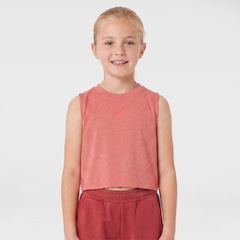 Blusa Cropped Regata Infantil ASICS - Foto 1