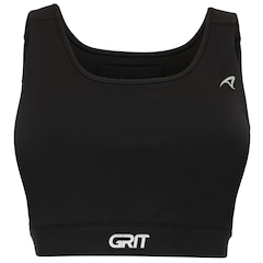 Top Fitness com Bojo Removível Authen Alta Sustentação Grit Bossa Reto com Bolso Ajustável Adulto - Foto 1