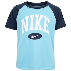 Conjunto Infantil Nike Dri-Fit Raglan Mesh Set Camiseta + Bermuda - Foto 2