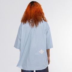 Camisa Piet Manga Curta Cotton Plaid Short Sleeve Shirt - Foto 5