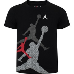Camiseta Infantil Jordan Nike Gradient Stacked Jupman - Foto 1