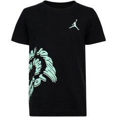 Camiseta Jordan Infantil Nike Manga Curta Warpded Galexy - Foto 1
