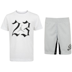 Conjunto Jordan Infantil Nike MVP 23 Camiseta + Bermuda - Foto 1