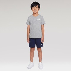 Conjunto Infantil Nike Kids Club Camiseta + Bermuda - Foto 3