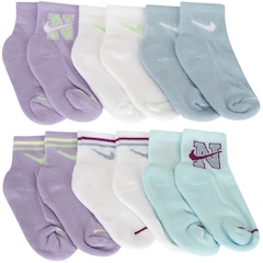 Kit de Meias Nike Wild Flower Infantil com 6 Pares - Foto 1